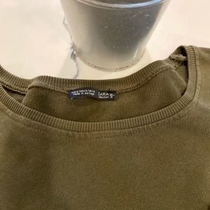 Flower sweatshirt Zara